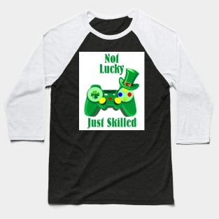 Video Gaming St Patricks Day Gamer, Gamer Boy Baseball T-Shirt